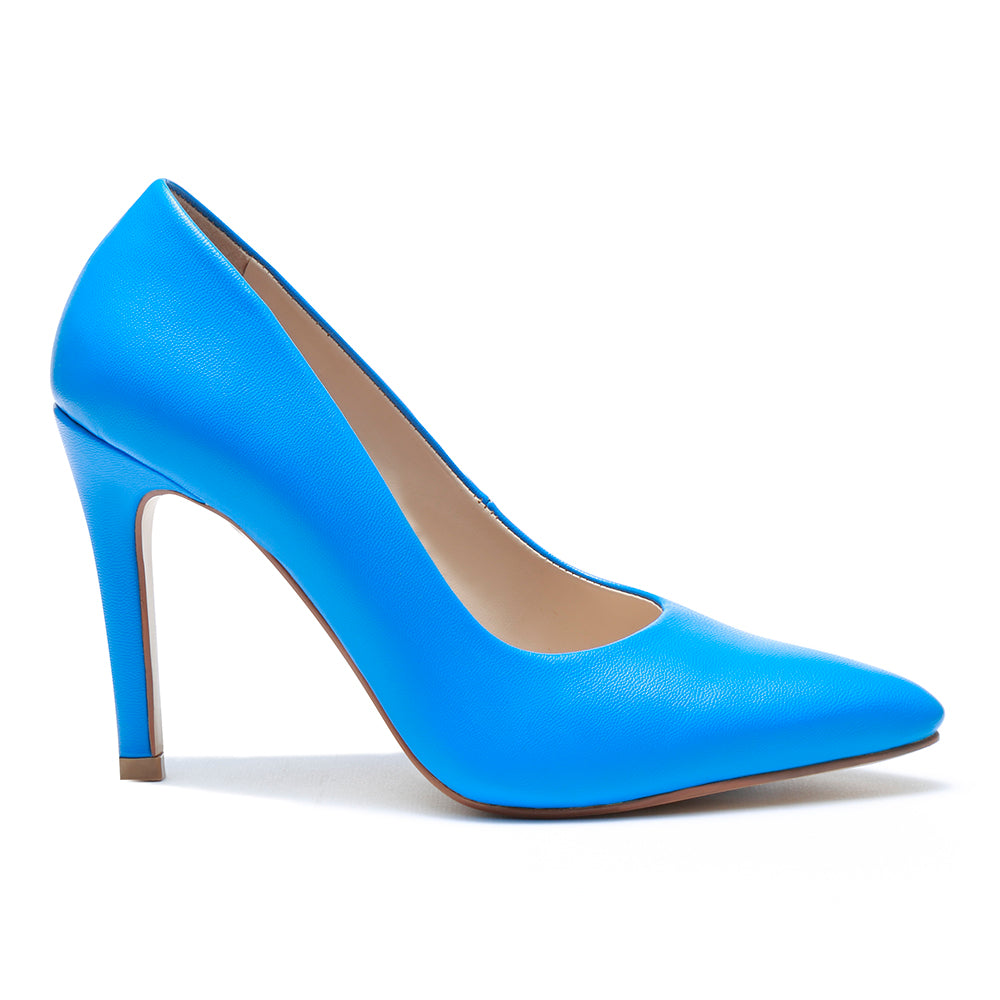 Zapatillas de mujer con tacón delgado Mariam Azul