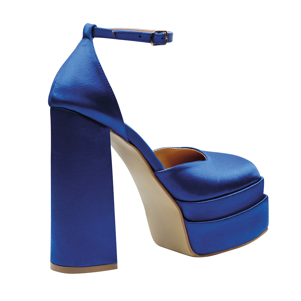 Zapatillas de Mujer Plataforma Marcelle Raso Azul