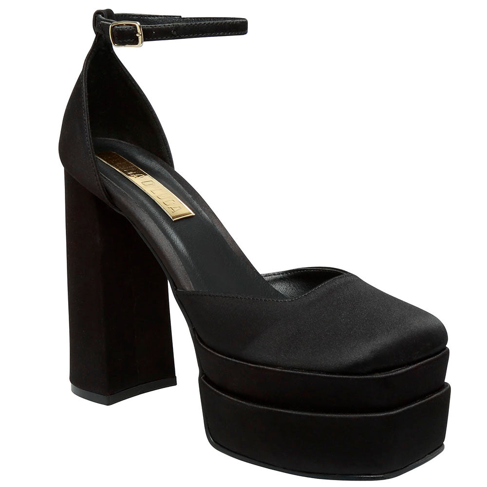Zapatillas de Mujer Plataforma Marcelle Raso Negro | Zapatilla | D'luca