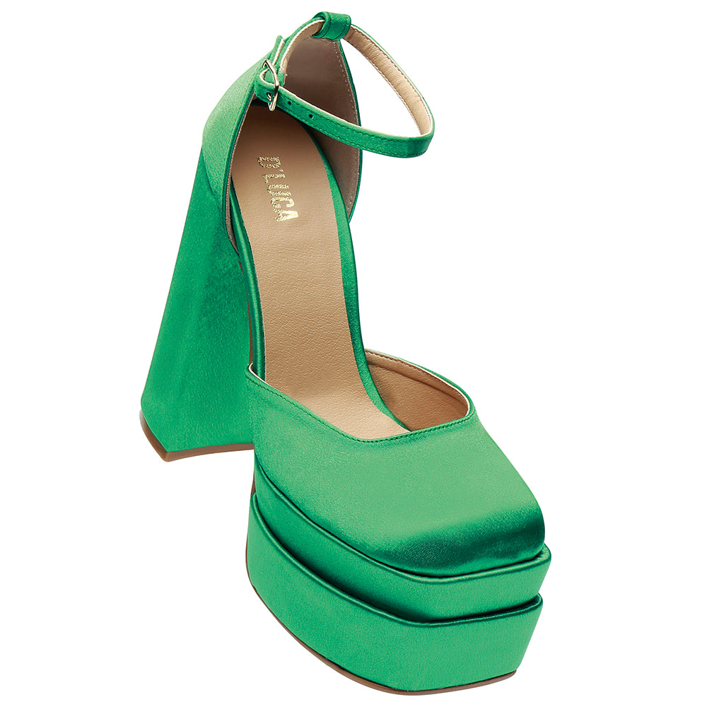 Zapatillas de Mujer Plataforma Marcelle Raso Verde